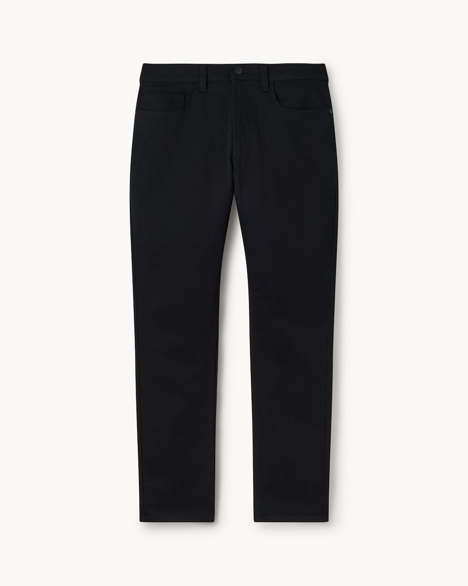 image 1 of F&F Cotton Rich Slim Fit Jeans in Black