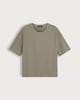 image 4 of F&F Ribbed Short Sleeved T-Shirt in Khaki