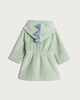 image 2 of F&F Baby Fleece Dinosaur Spiked Hooded Dressing Gown in Green