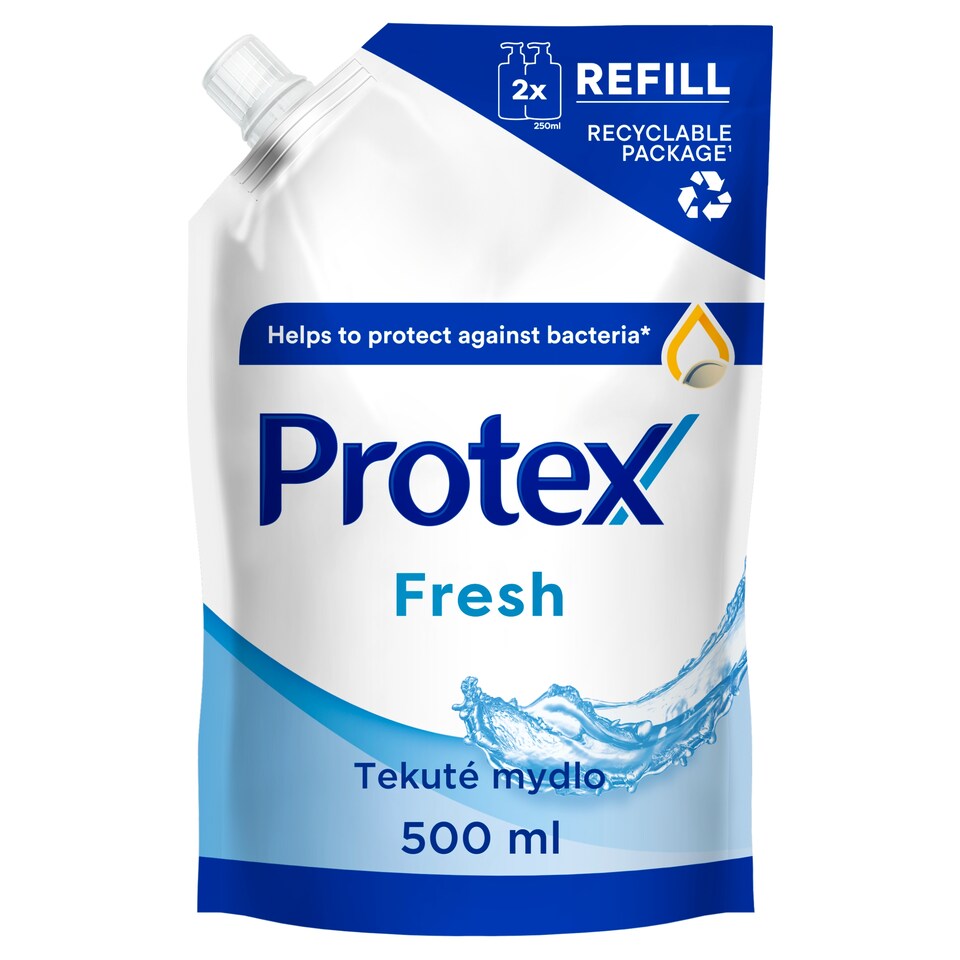 obrázok 1 z Protex Fresh tekuté mydlo na ruky náhradná náplň 500 ml