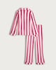 image 4 of F&F Girls Stripe Print Pyjamas with Scrunchie in Multi