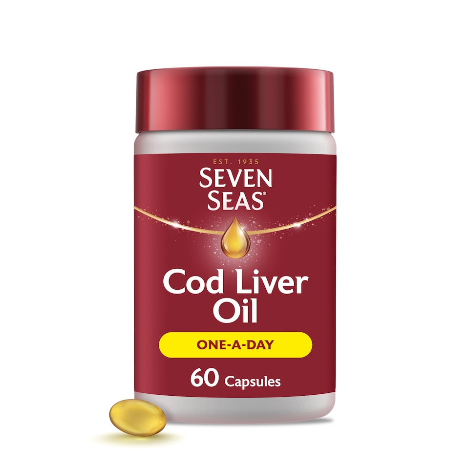 image 1 of Seven Seas Cod Liver Oil One A Day 60 Capsules