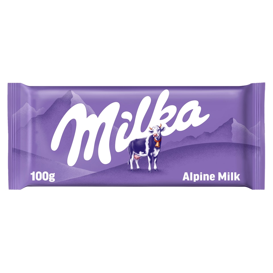 Milka alpesi tej felhasználásával készült tejcsokoládé 100 g