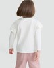 image 3 of F&F Girls Pure Cotton Fairy Print Long Sleeved Top in Cream