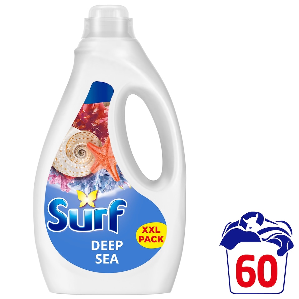 image 1 of Surf Deep Sea Liquid Laundry Detergent 60 Washes 1.62L