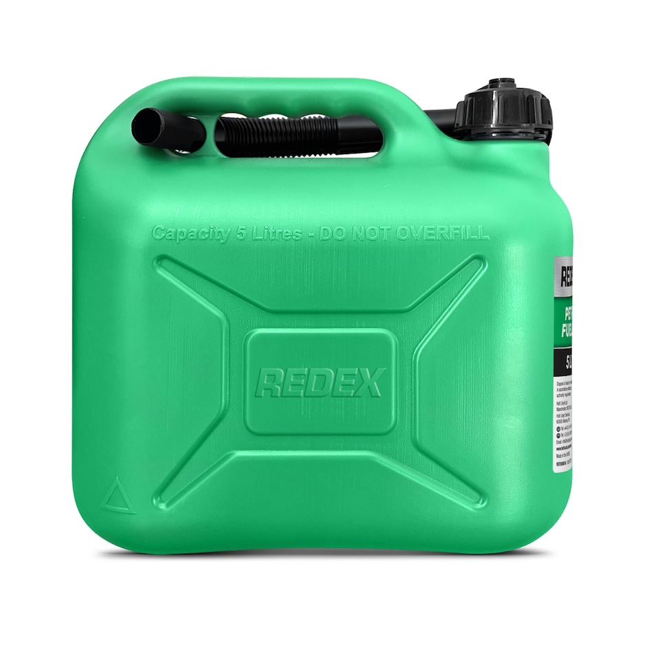 image 1 of Redex Green Petrol Fuel Can 5L
