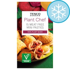 Tesco Plant Chef 15 Meat Free Mini Pasties 330G
