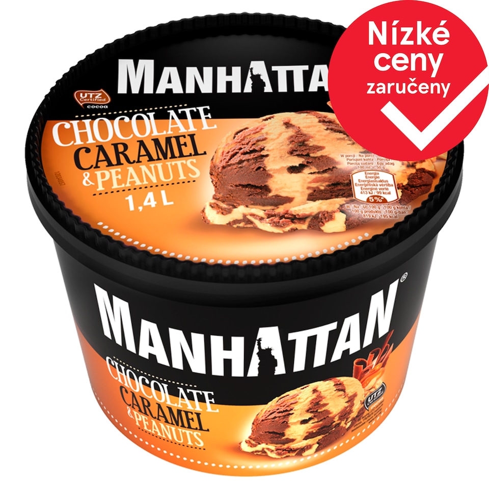 Manhattan Chocolate Carmel & Peanuts 1400ml