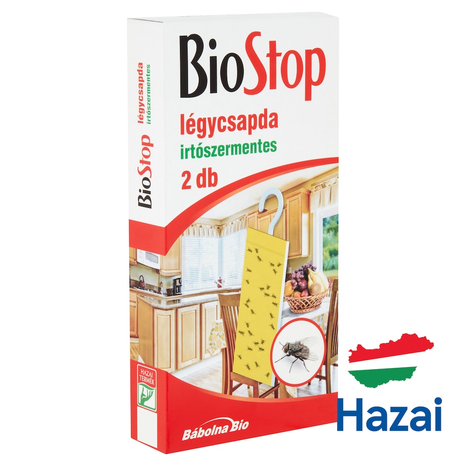 BioStop irtószermentes légycsapda 2 db