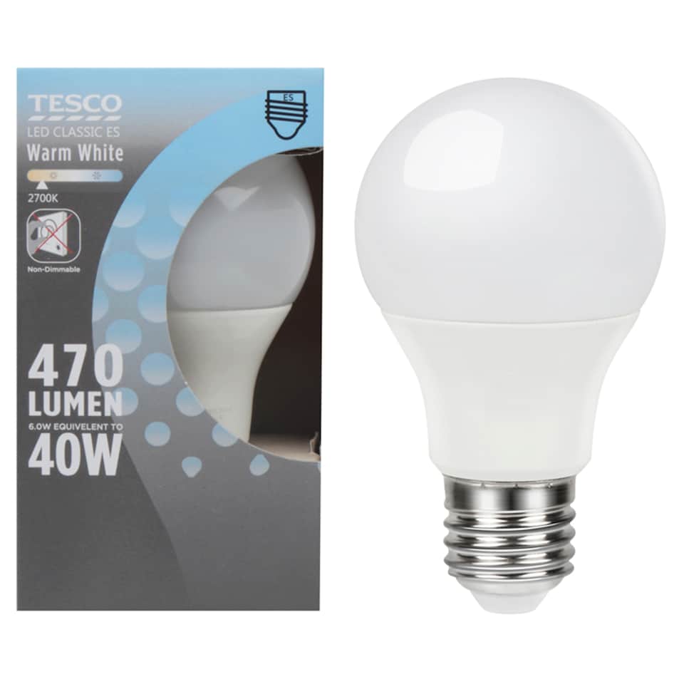 image 1 of Tesco Led Classic 40W Edison Screw