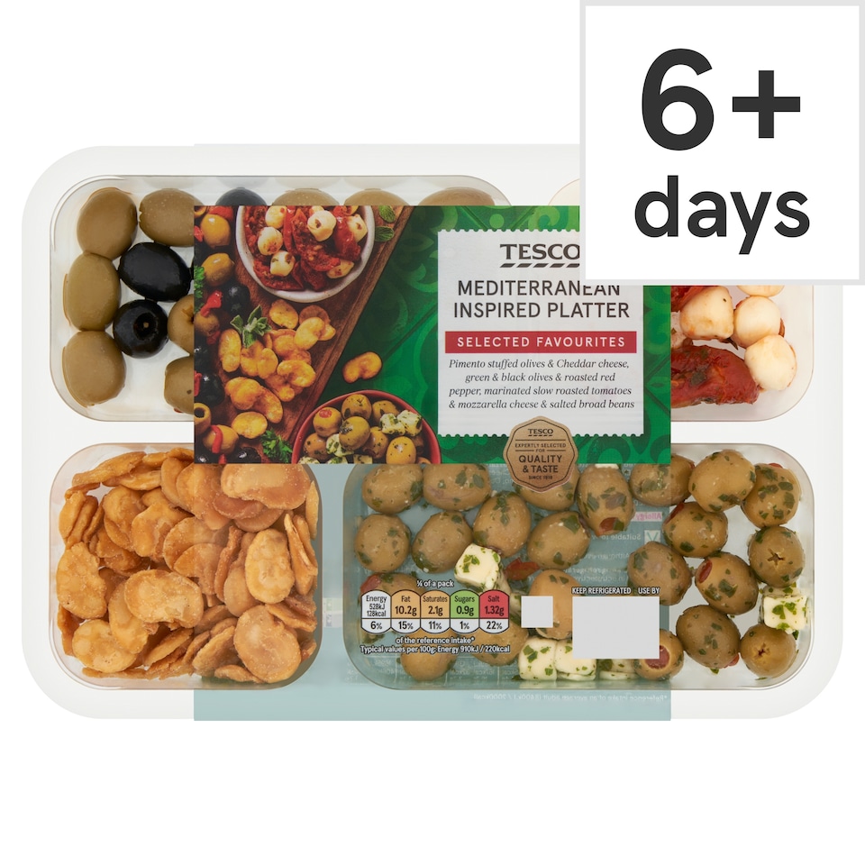 Tesco Mediterranean Inspired Platter 230G