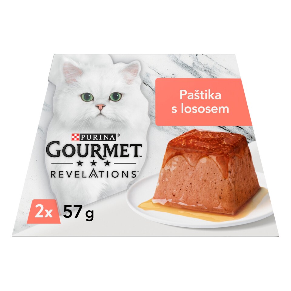 obrázok 1 z Gourmet Revelations Pre mačky losos paštéta v omáčke 2 x 57 g