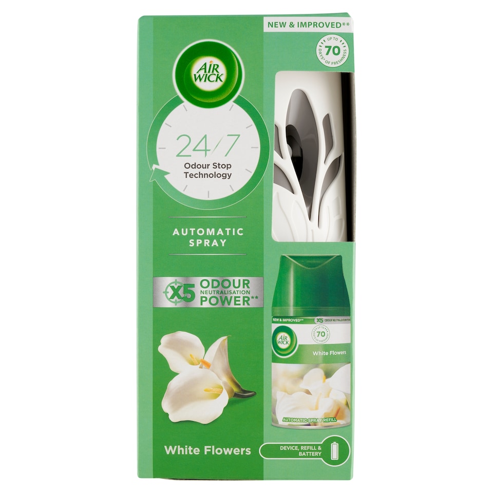 obrázok 1 z Air Wick Freshmatic Difuzér a náplň do osviežovača vzduchu biele kvety 250 ml