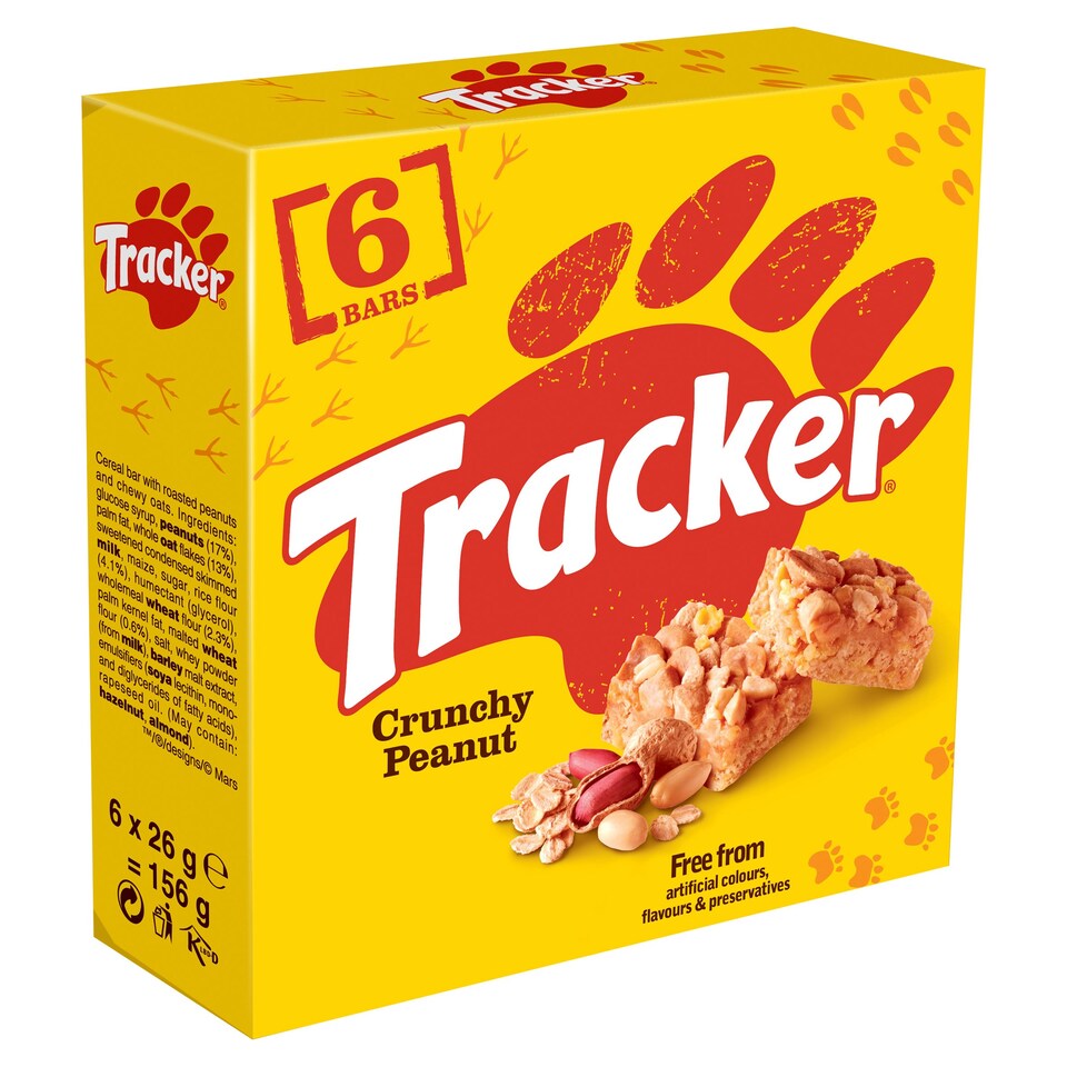 Tracker Peanut 6 Pack 156G - Tesco Groceries