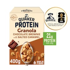 Quaker Protein Oat Granola Salted Caramel 400G