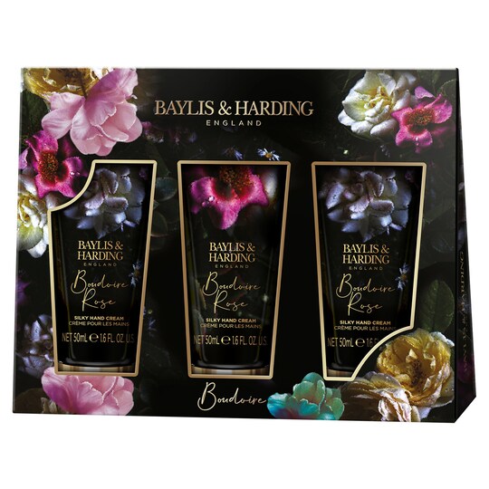 image 1 of Baylis And Harding 3 Boudoire Rose Hand Cream 3X50ml