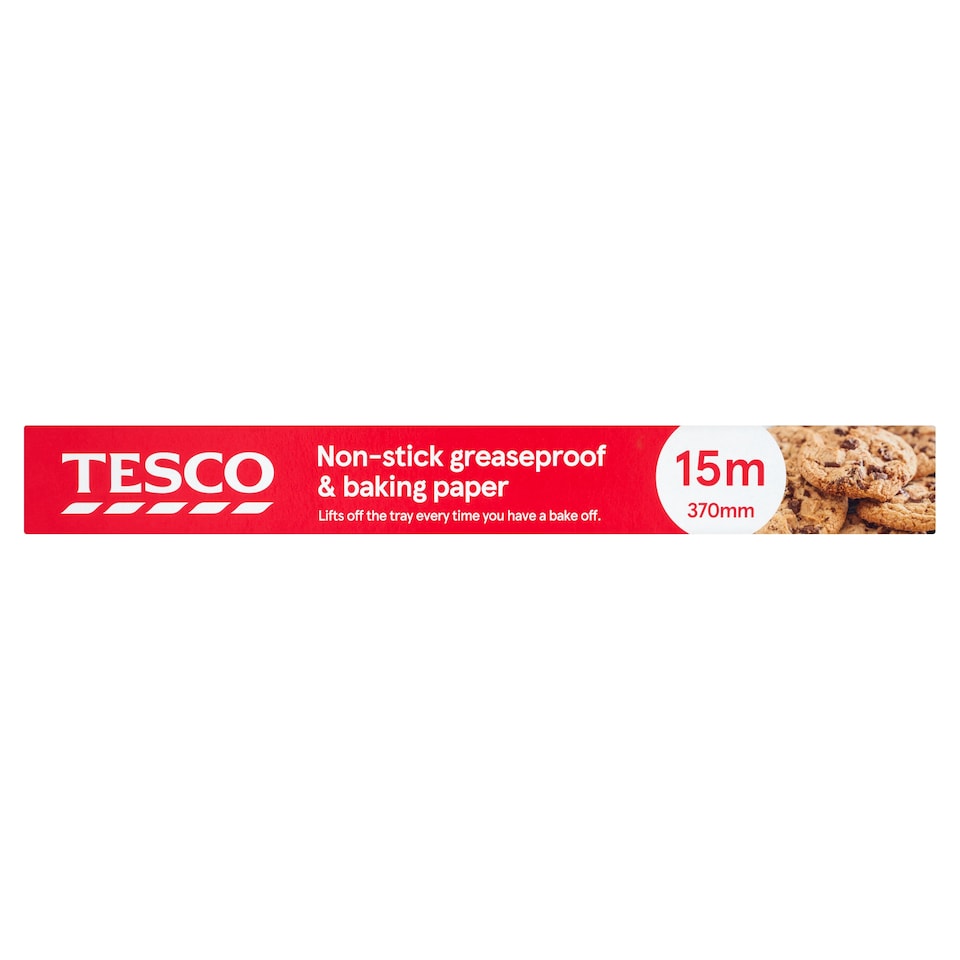 Tesco Non Stick Baking Paper 370Mm X 15M
