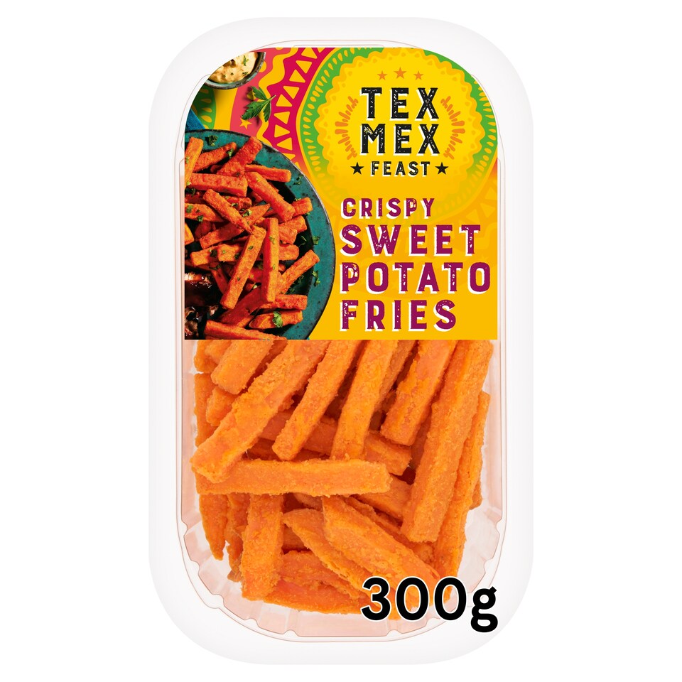 Tex Mex Feast Crispy Sweet Potato Fries 300g