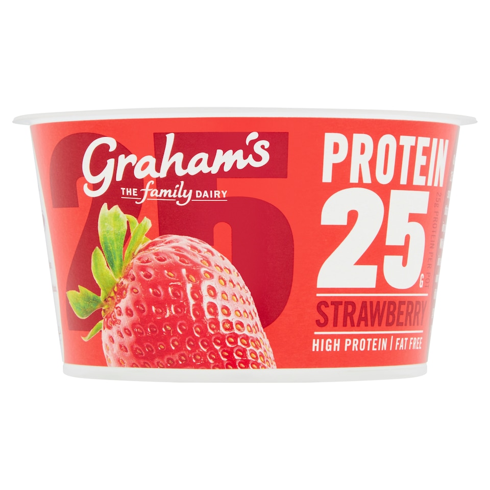 Graham's Protein 25G Strawberry Quark 200G