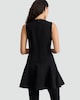 image 3 of F&F Embellished Pocket Sleeveless A-Line Dress in Black