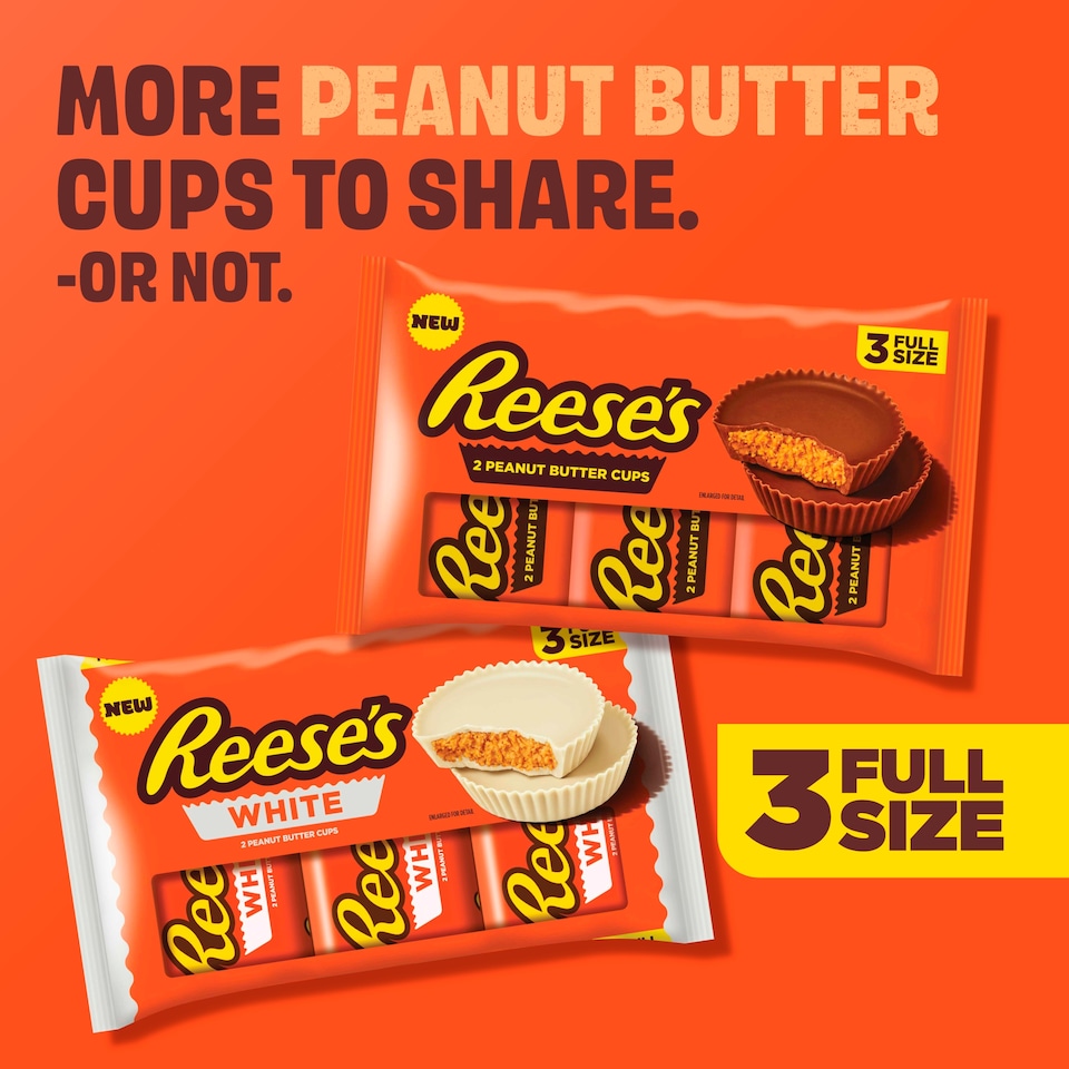image 1 of Reese's Peanut Butter 2 Cups Multipack 3 x 42g