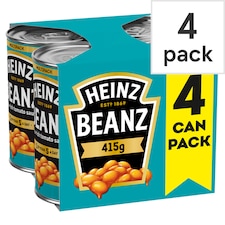 Heinz Baked Beans In Tomato Sauce 4X415g