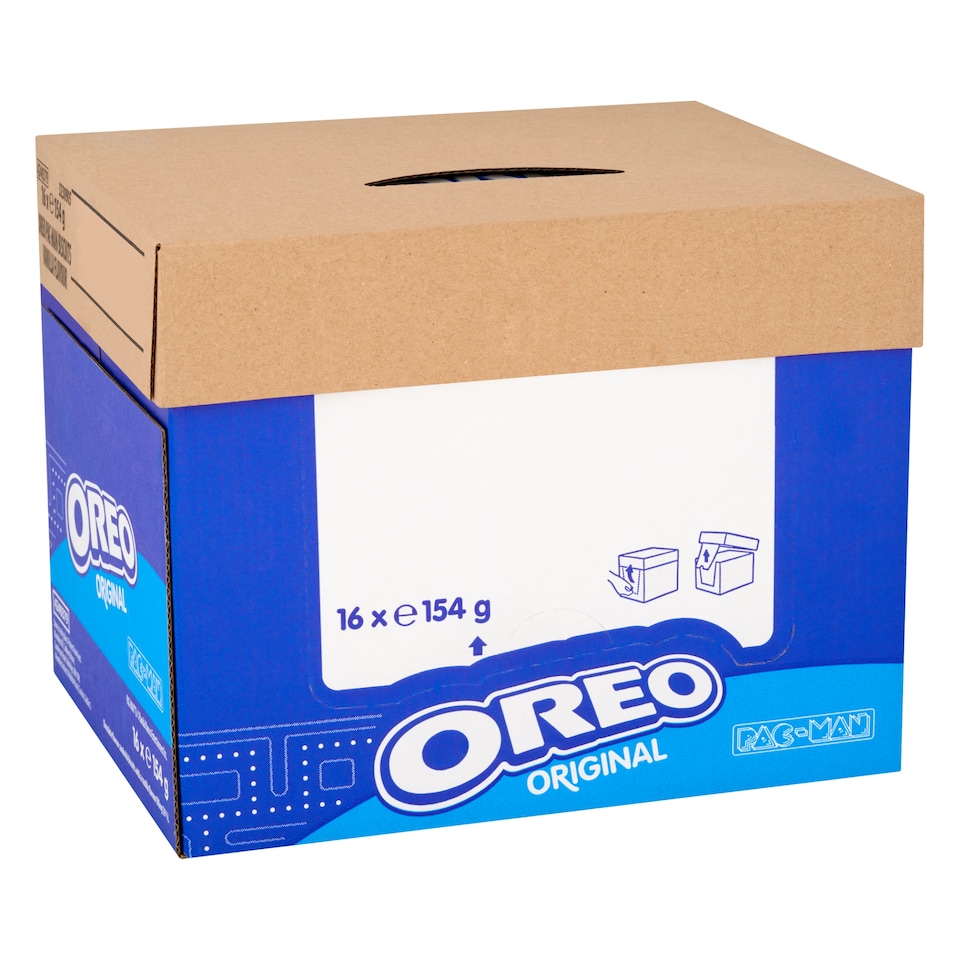 image 1 of OREO Vanilla Cookie Sandwich Biscuits 154G