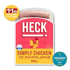 Heck Simply Chicken Chipolatas 340G