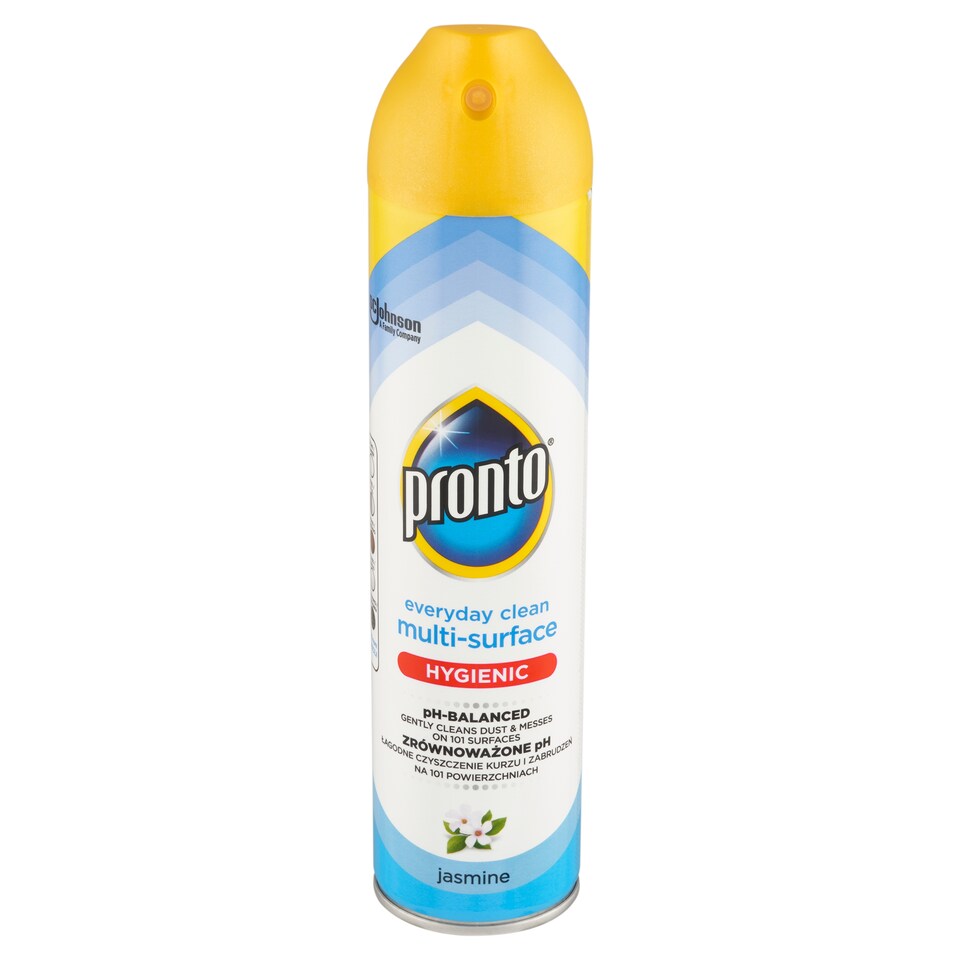 image 1 of Pronto Everyday Clean Multi-Surface Anti-Dust Aerosol Jasmine 250 ml