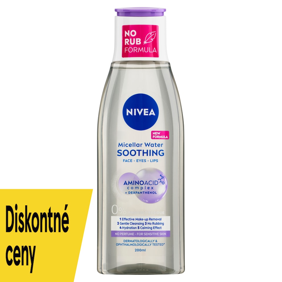 image 1 of Nivea Soothing Micellar Water for Sensitive Skin 200 ml
