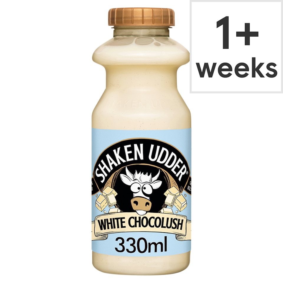 image 1 of Shaken Udder White Choc Milkshake 330ml