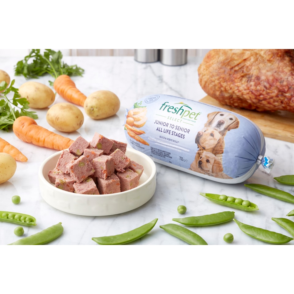 image 1 of Freshpet All Life Stages with Peas & Carrots Roll For Dogs 700g