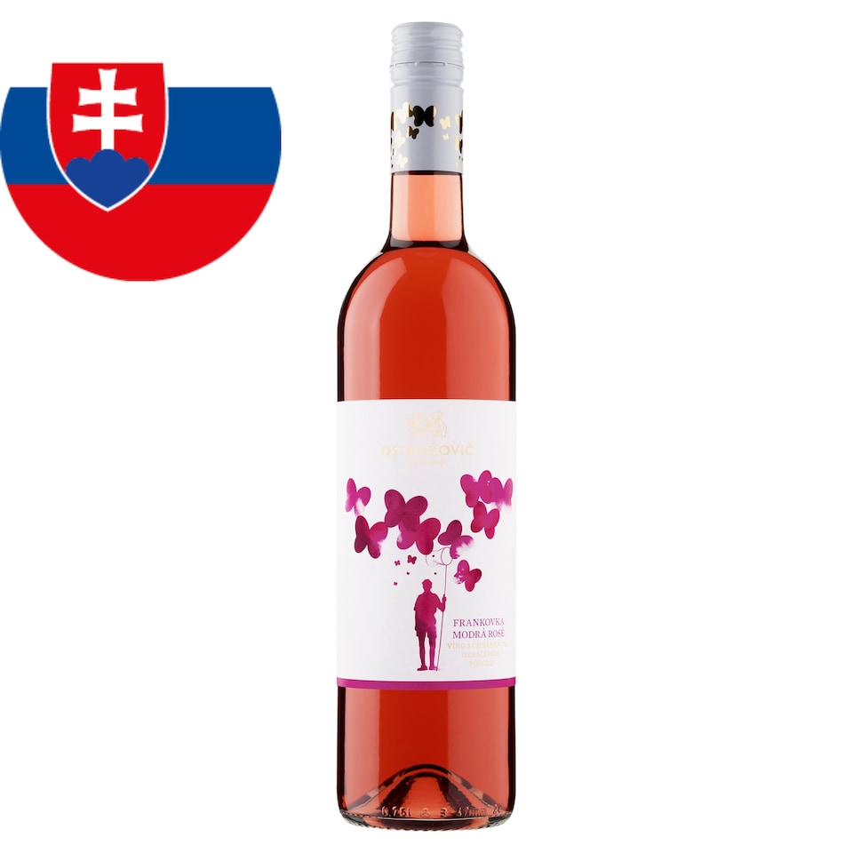 obrázok 1 z Ostrožovič Frankovka modrá rosé ružové víno 0,75 l