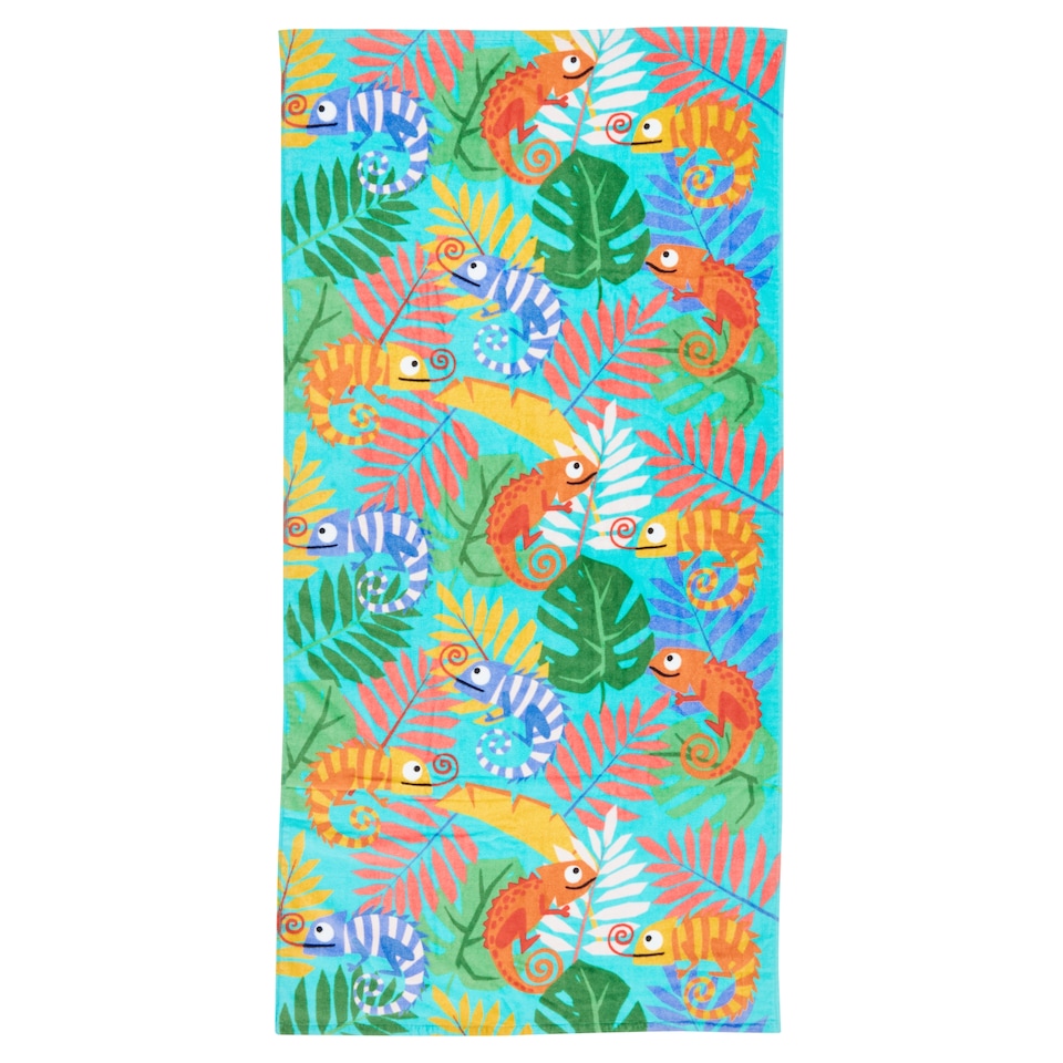 Tesco Gecko Printed Beach Towel