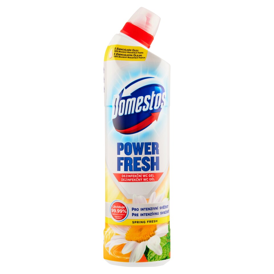 obrázok 1 z Domestos POWER FRESH Spring Fresh Dezinfekčný WC gél 700 ml
