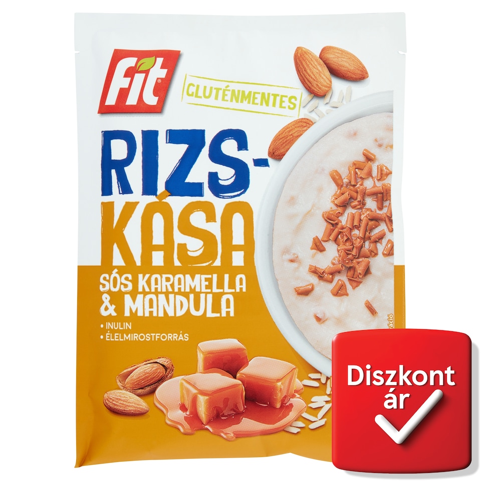 Fit sós karamella & mandula rizskása 60 g