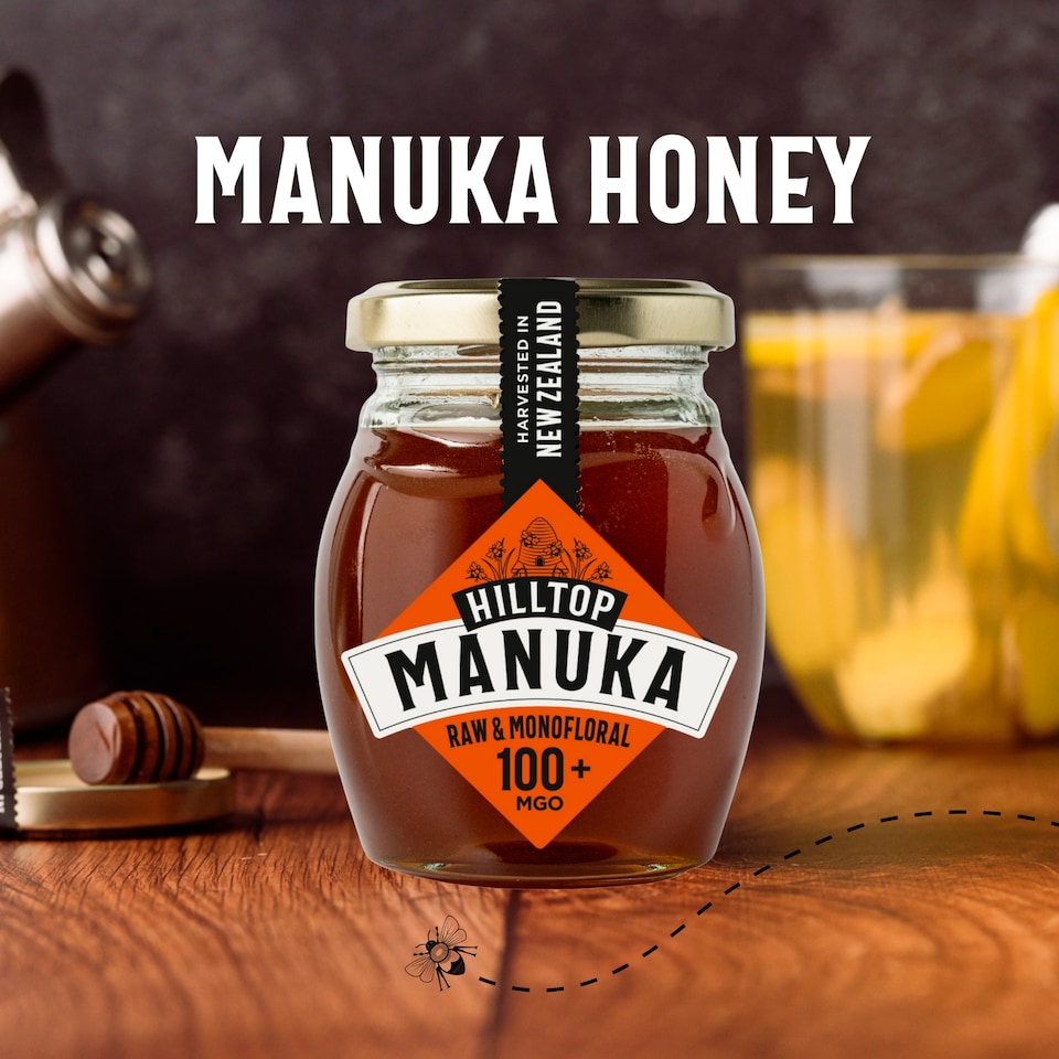 image 1 of Hilltop Premium Manuka 100+ Mgo Honey Of New Zealand 225G