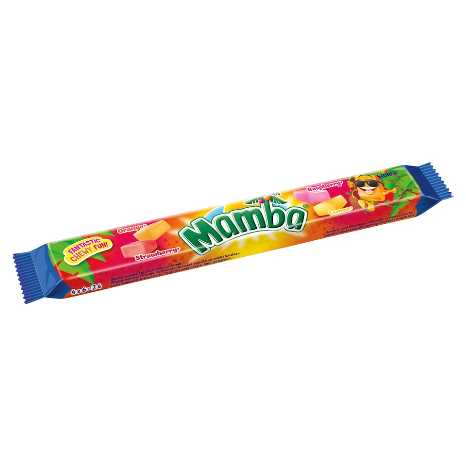 Mamba Karamely s ovocnou příchutí 4 x 26,5g (106g)