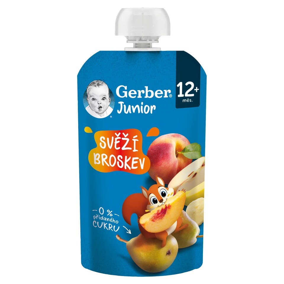 obrázok 1 z GERBER Junior kapsička Svieža broskyňa 110 g