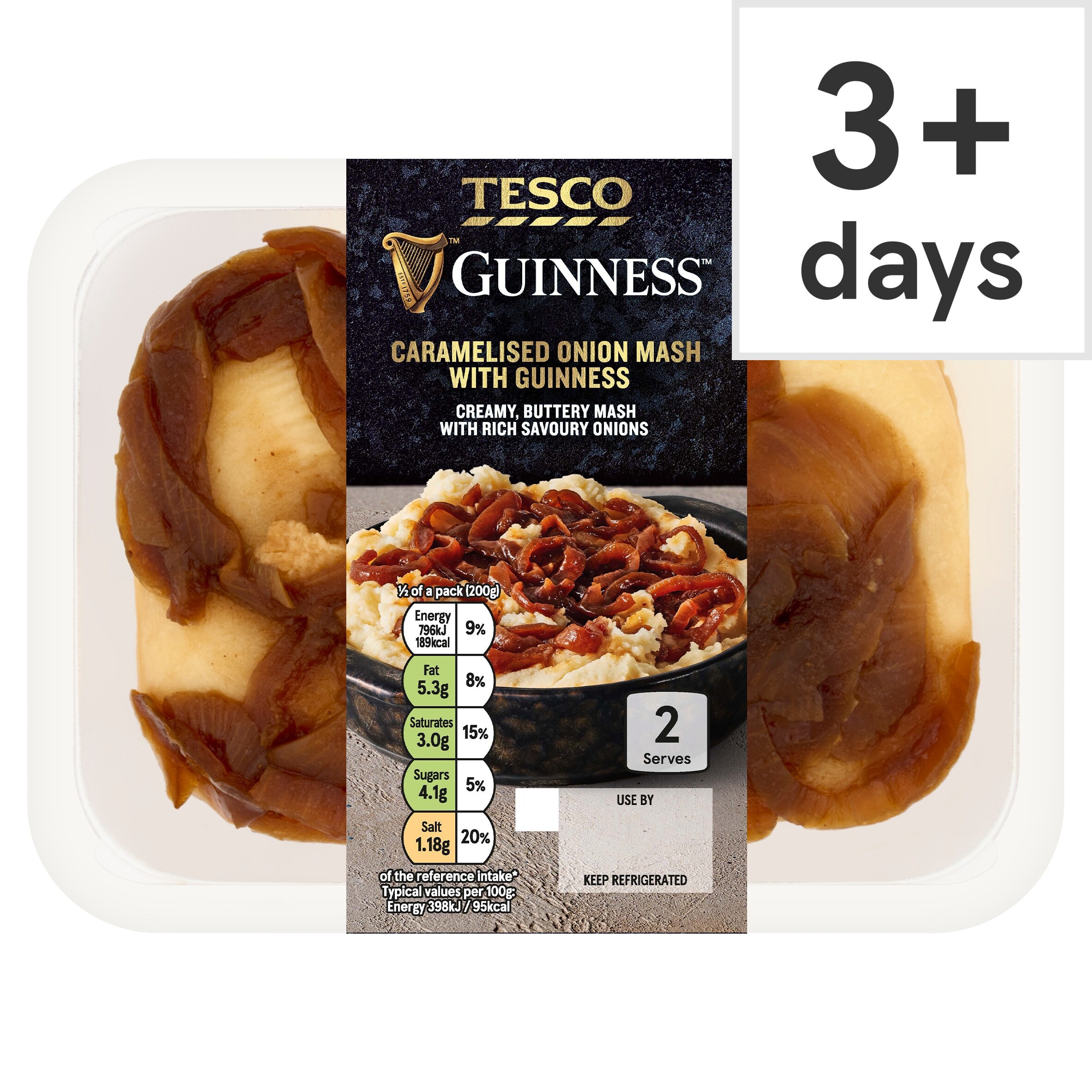TESCO Guinness Caramelised Onion Mash with Guinness 400g