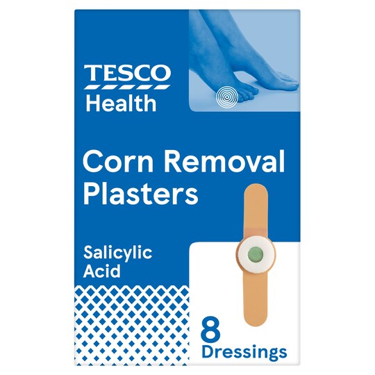 Tesco Corn Removal Plasters 8S Tesco Groceries