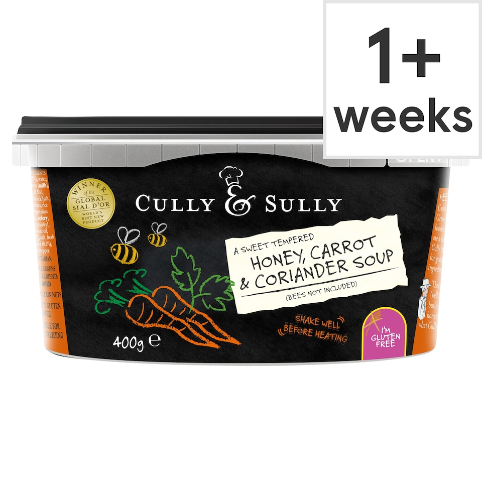 Cully And Sully Honey Carrot And Coriander Soup 400G