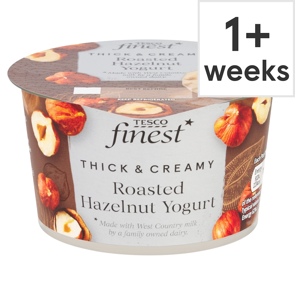 Tesco Finest Roasted Hazelnut Yogurt 150G