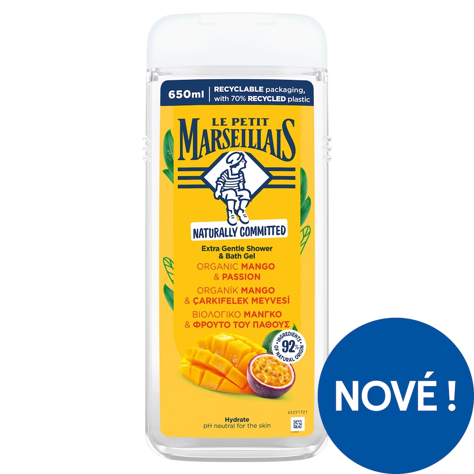 Le Petit Marseillais Organic Mango & Passion Fruit Shower Gel 650ml