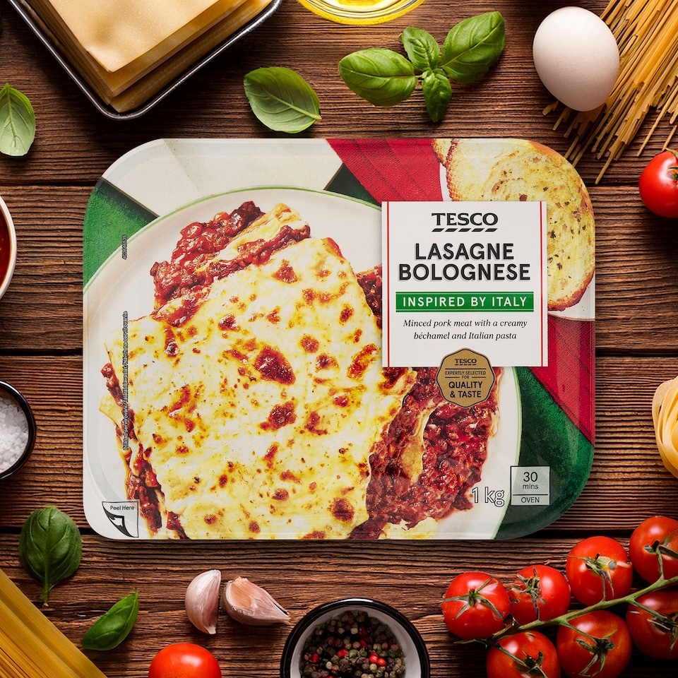 Obrázek 1 pro produkt Tesco Lasagne Bolognese 1kg
