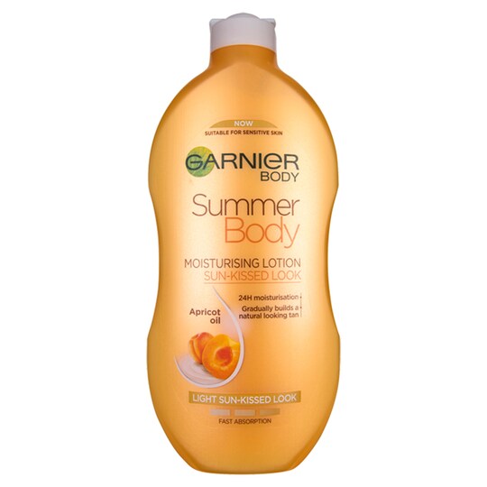 Garnier Body Light Gradual Tan Moisturiser 400Ml Tesco Groceries