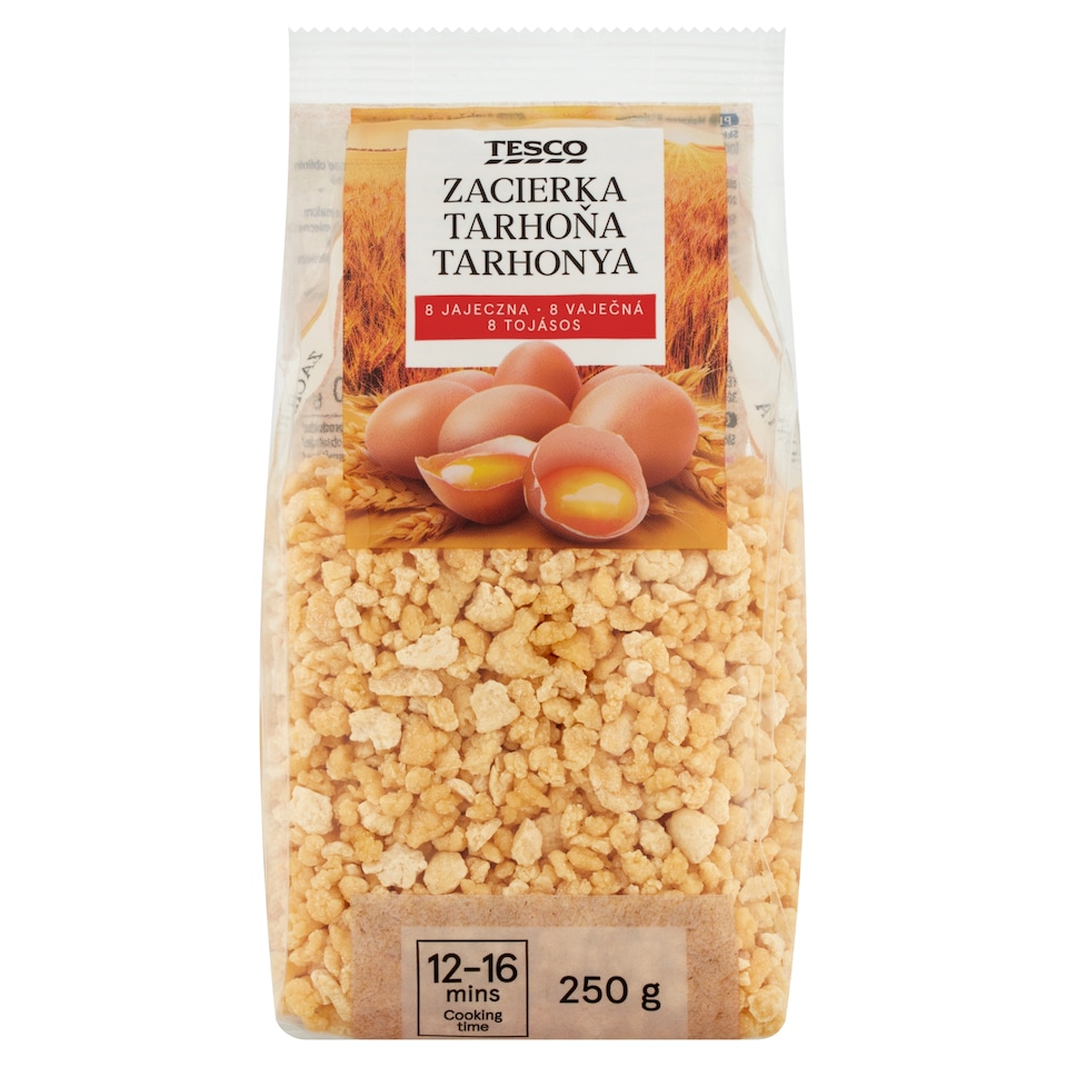 Tesco tarhonya 8 tojásos száraztészta 250 g