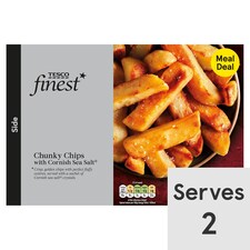 Tesco Finest Chunky Chips With Sea Salt 450G