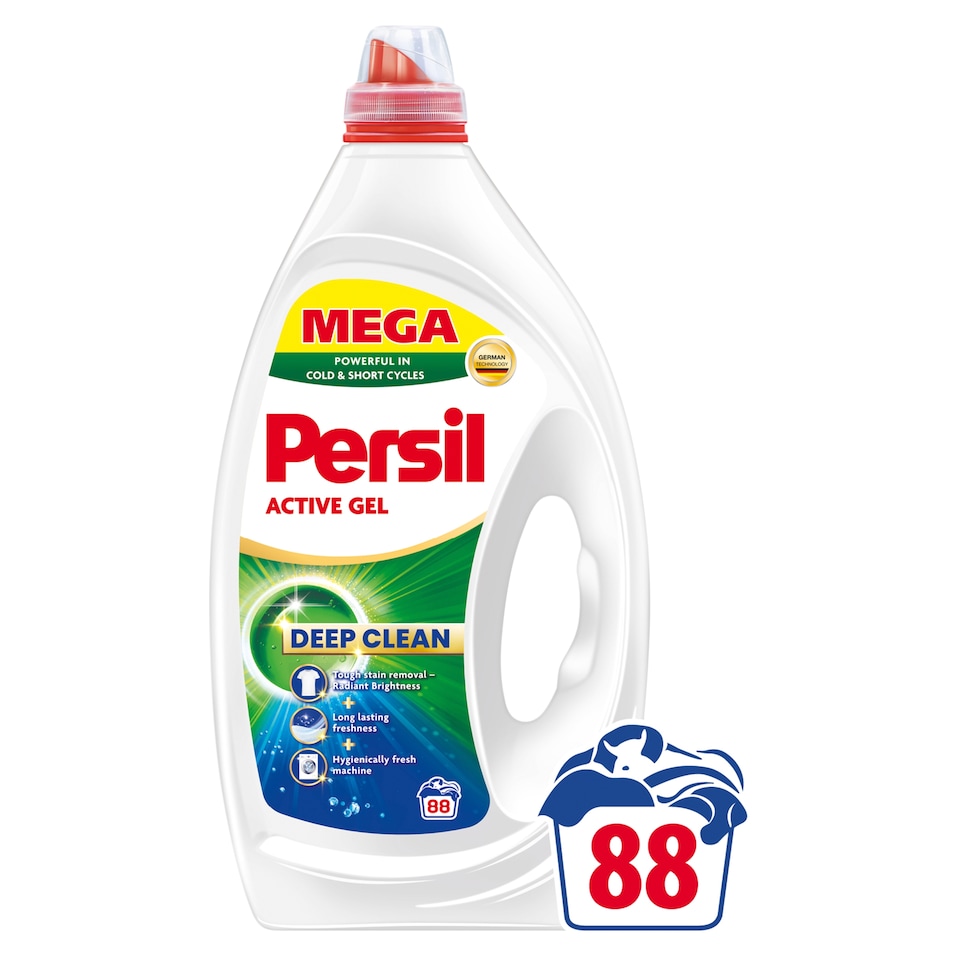 Persil Deep Clean Active Gel prací prostriedok 88 praní 3,96 l