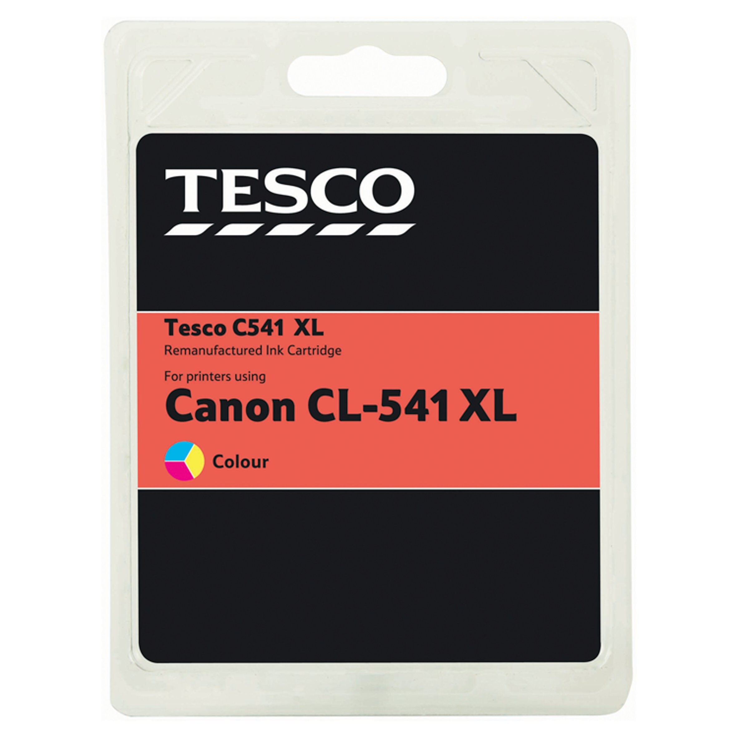 Tesco Remanufactured Canon CL-541 XL Colour Ink Cartridge - Tesco Groceries